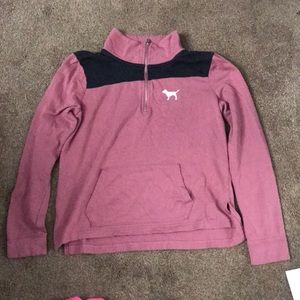 Pink Victoria secret pull over